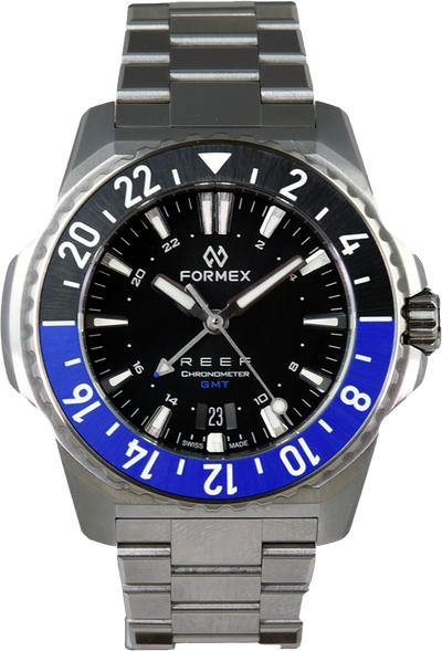 Formex REEF GMT Black and Blue Bicolor Ceramic Bezel (Pre-owned)