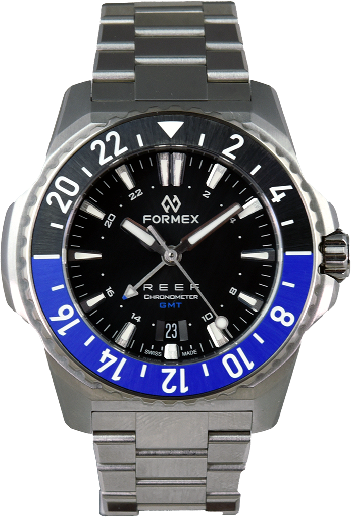 Formex REEF GMT Black and Blue Bicolor Ceramic Bezel (Pre-owned)