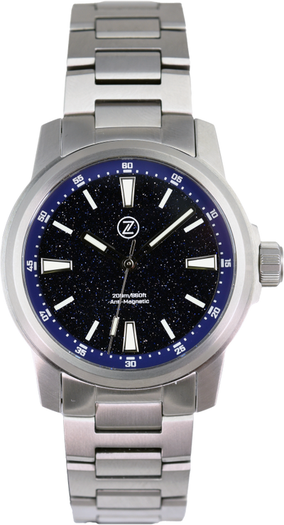 Zelos Aurora Field 42mm Ti Aventurine (Pre-owned)