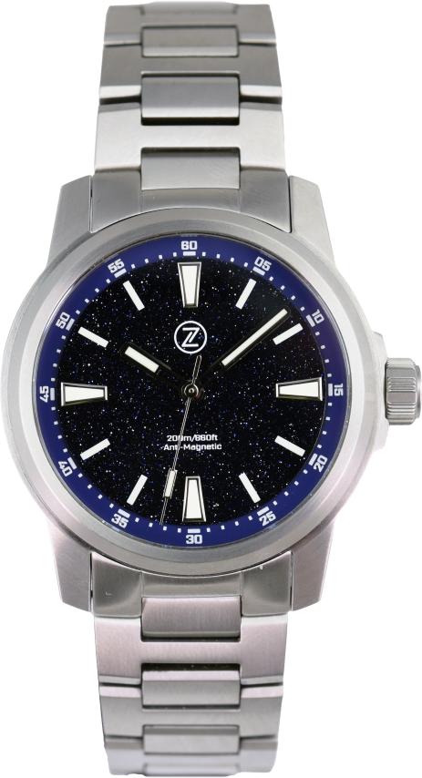 Zelos Aurora Field 42mm Ti Aventurine (Pre-owned)