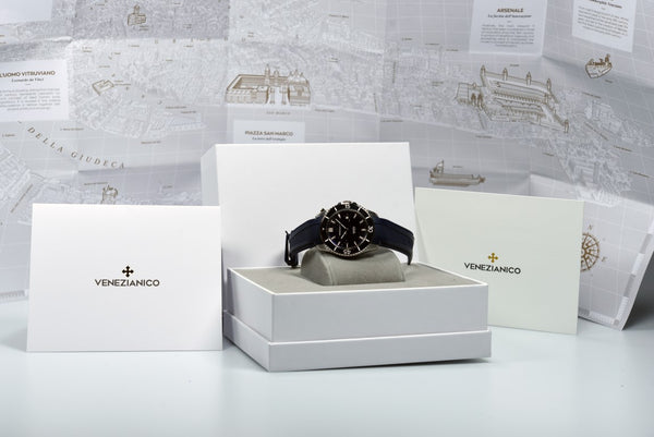 Venezianico Nereide Aventurine Dial Tungsten Bezel (Pre-owned)