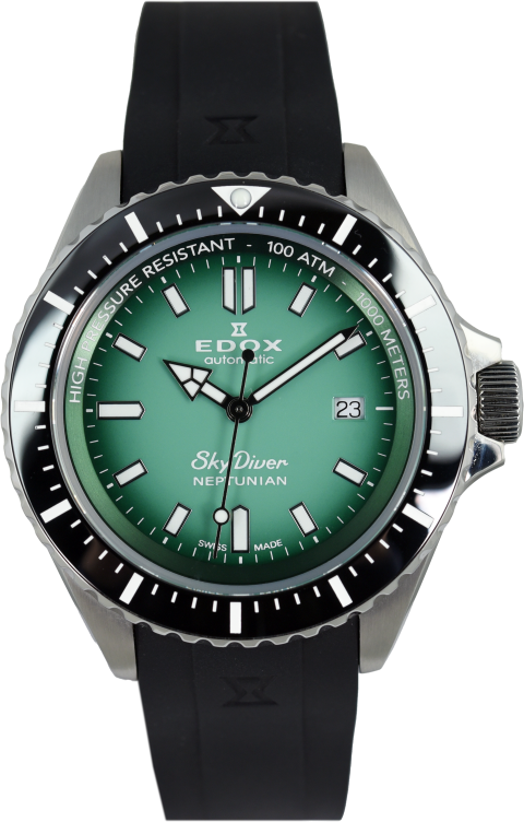 Edox Skydiver Neptunian Automatic 80120 3NCA VDN (Pre-owned)