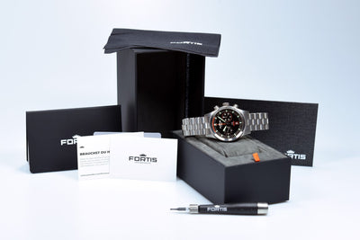 Fortis Flieger F-43 Bicompax Bracelet (Pre-owned)