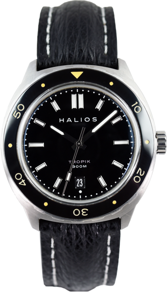 Halios Tropik SS Black Pre owned SeriousWatches