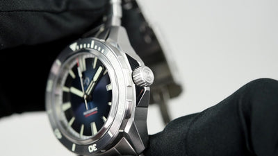 Zelos Swordfish Steel Helical Blue NH35 (Pre-owned)