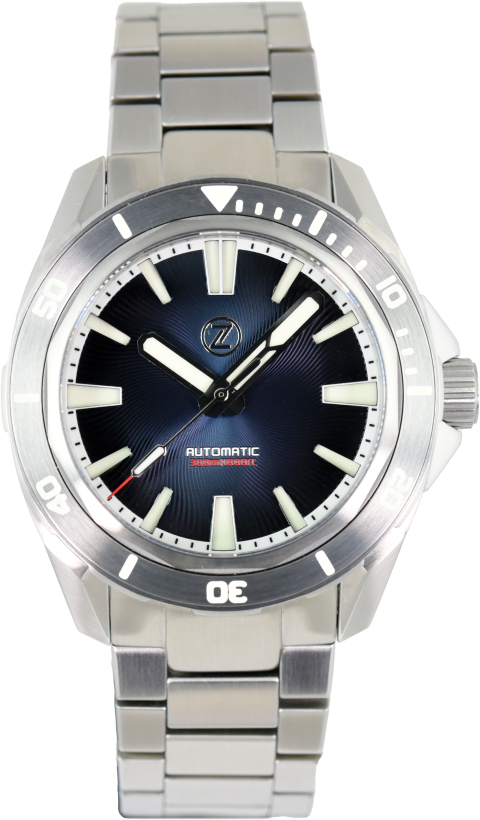 Zelos Swordfish Steel Helical Blue NH35 (Pre-owned)