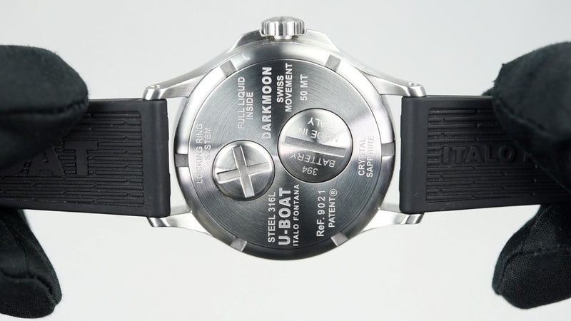 U Boat Darkmoon 40mm Blue SS 9021 A Pre owned SeriousWatches