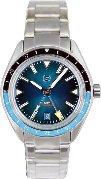Zelos Horizons GMT V2 Teal (Pre-owned) - SeriousWatches.com