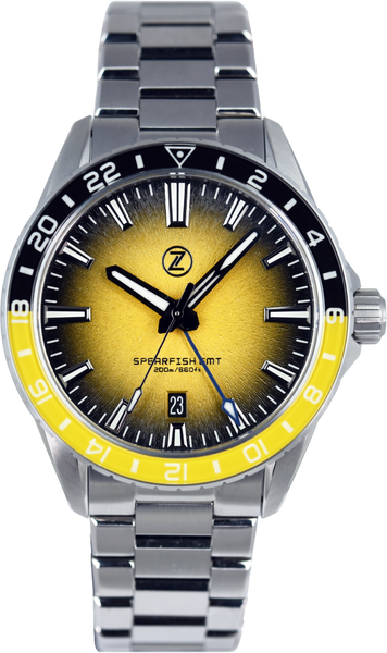 Zelos Spearfish GMT Bumblebee (Pre-owned) - SeriousWatches.com