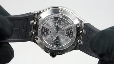 (Pre-owned) Aikon Maurice AI6158-SS001-330-2 GMT Lacroix Venturer