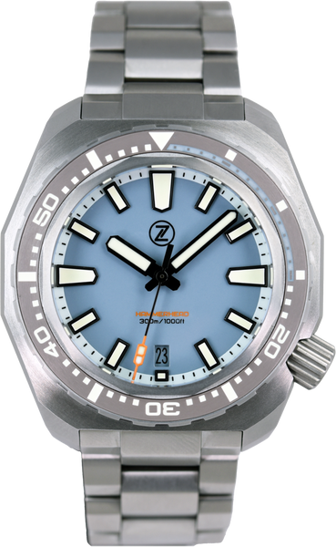 Zelos Hammerhead V3 Ti Chalk Blue (Pre-owned) - SeriousWatches.com