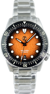 Zelos Mako Diver Hammered Orange (Pre-owned)