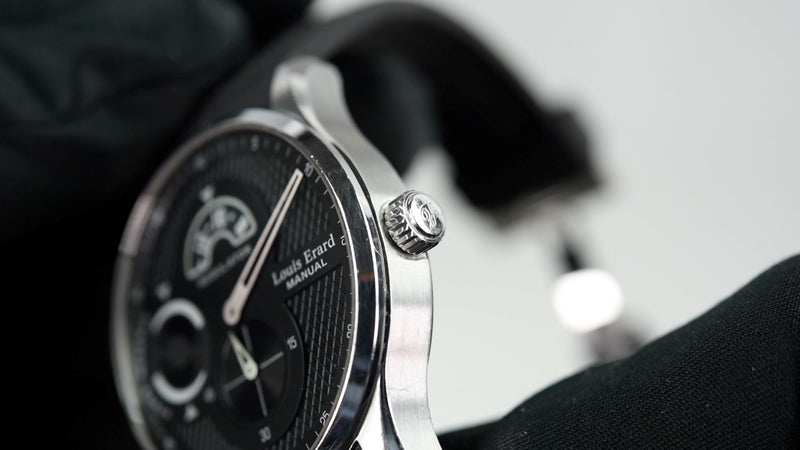 Louis Erard 1931 Regulator Black 54209AS12.BDE03 Pre owned SeriousWatches