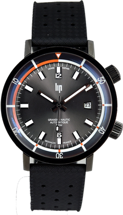 Lip スポーツウォッチ ブラック Lip Grande Nautic Ski 41mm 671522 (Pre-owned) - SeriousWatches.com