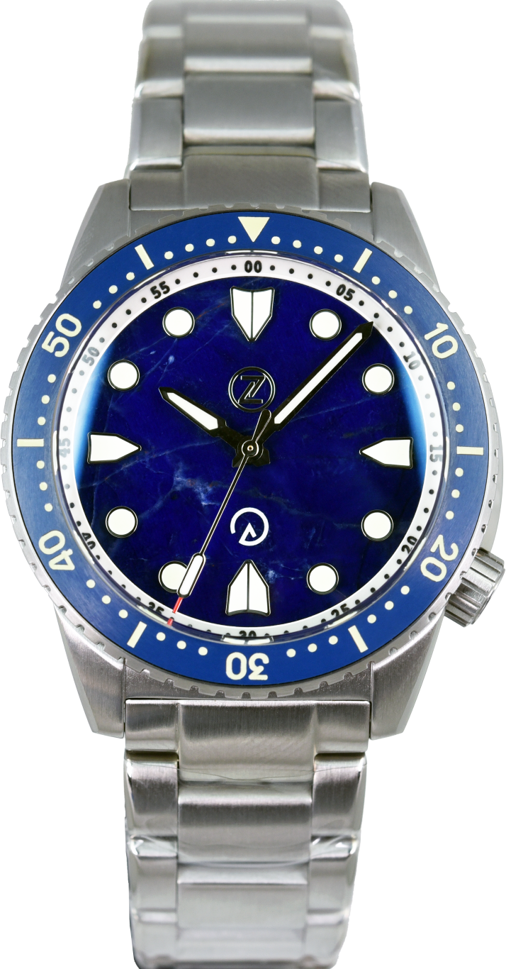 Zelos Mako Terra Sodalite (Pre-owned) - SeriousWatches.com Zelos Mako Terra Sodalite (Pre-owned) - SeriousWatches.com