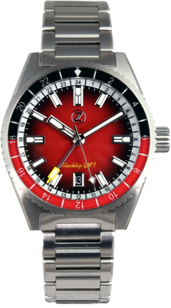 Zelos Blacktip GMT Crimson Red (Pre-owned) - SeriousWatches.com