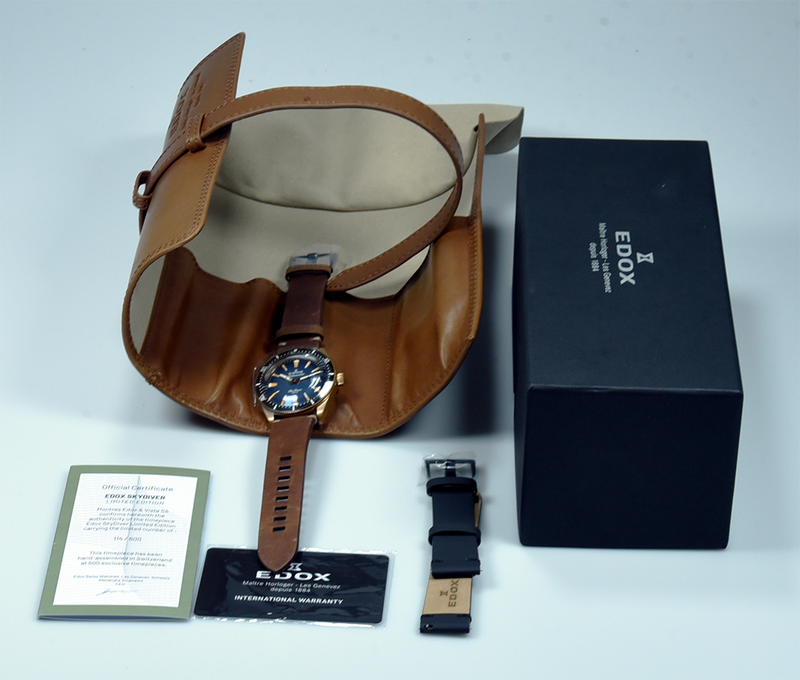 Edox SkyDiver Limited Edition 80126 BRN BUIDR (Pre-owned