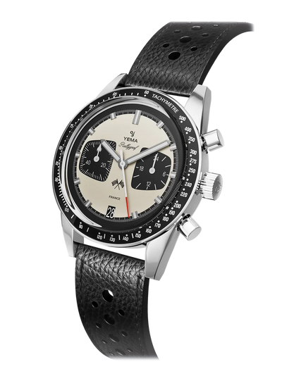 Yema Rallygraf Meca-Quartz Panda YMHF1580-BA