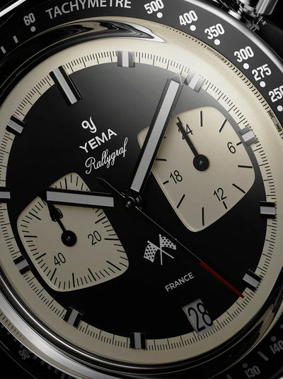 Yema Rallygraf Meca-Quartz Reverse Panda YMHF1580-AA