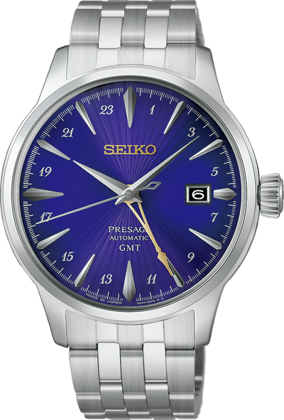 Seiko Presage Cocktail Time GMT Edo Murasaki HCB006J1 145th Anniverssary Limited Edition