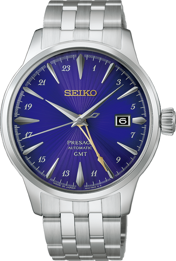 Seiko Presage Cocktail Time GMT Edo Murasaki HCB006J1 145th Anniverssary Limited Edition