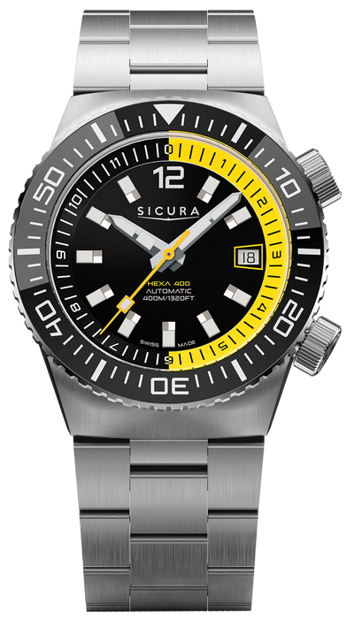Sicura HEXA 400 Black H400.SS.A.40ATM.01.SS