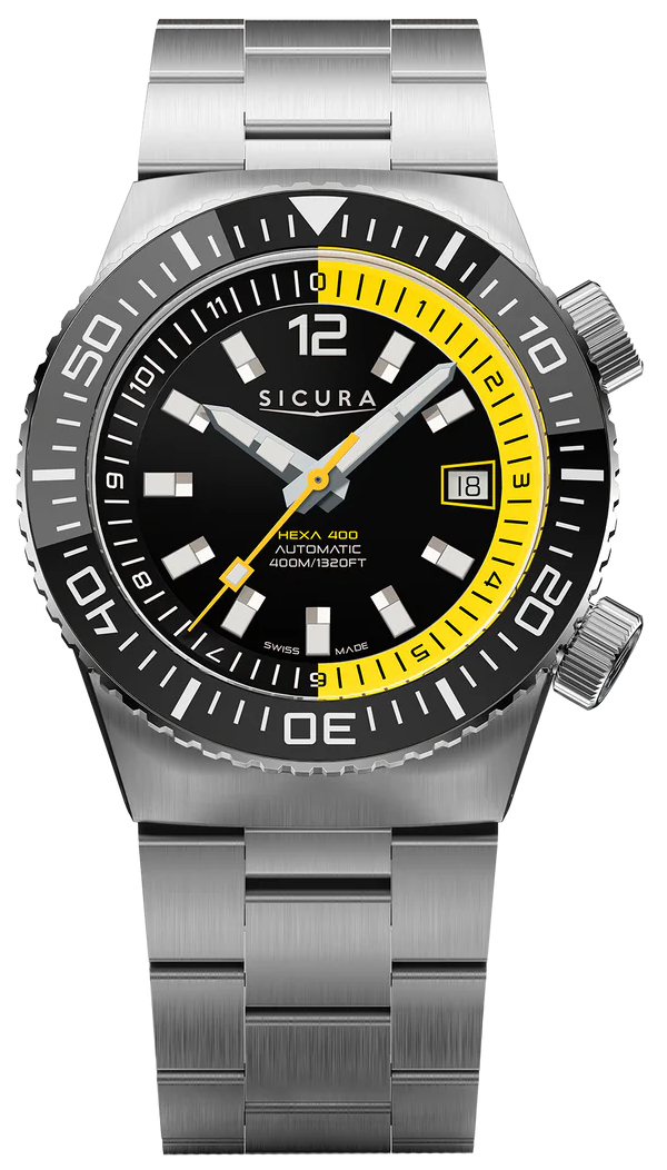 Sicura HEXA 400 Black H400.SS.A.40ATM.01.SS