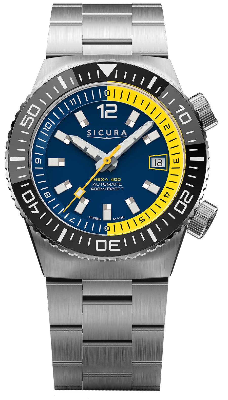Sicura HEXA 400 Blue H400.SS.A.40ATM.02.SS