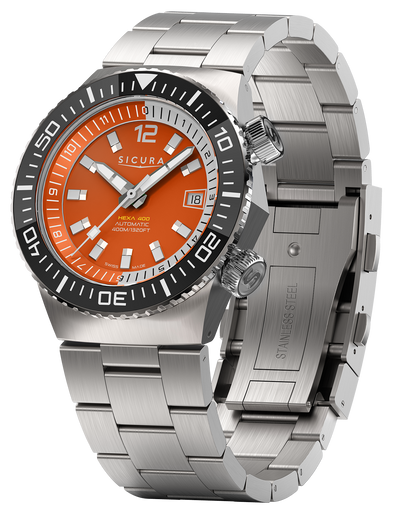 Sicura HEXA 400 Orange H400.SS.A.40ATM.03.SS