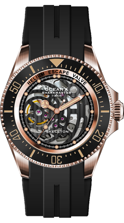 OceanX Sharkmaster 1000 Skeleton SMS1001S (Nearly new)