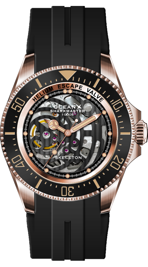 OceanX Sharkmaster 1000 Skeleton SMS1001S (Nearly new)