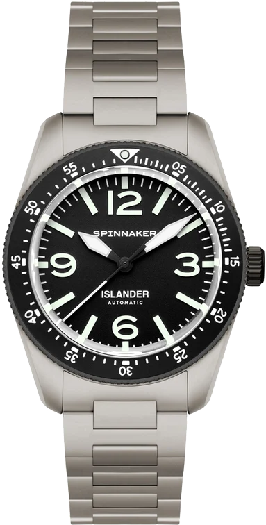 Spinnaker x Islander Croft 39mm Tactical Ink Tone SP-5192-LIW11