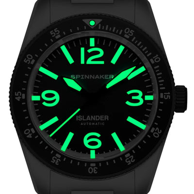 Spinnaker x Islander Croft 39mm Tactical Ink Tone SP-5192-LIW11