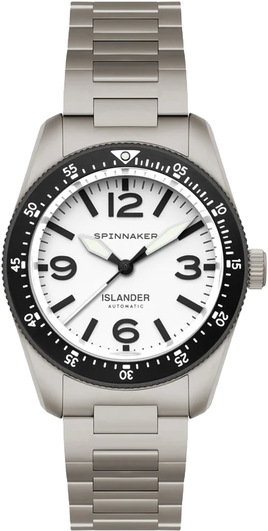 Spinnaker x Islander Croft 39mm Tactical Dawn White SP-5192-LIW44