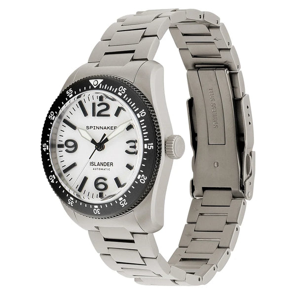 Spinnaker x Islander Croft 39mm Tactical Dawn White SP-5192-LIW44