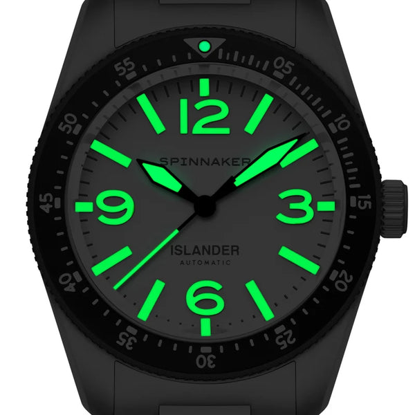 Spinnaker x Islander Croft 39mm Tactical Dawn White SP-5192-LIW44