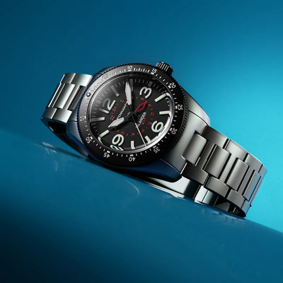 Spinnaker x Islander Croft 39mm Tactical GMT Cinder Design SP-5193-LIW11