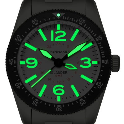 Spinnaker x Islander Croft 39mm Tactical GMT Pure Essence SP-5193-LIW44