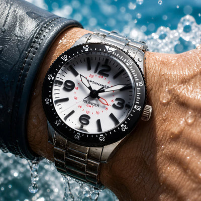 Spinnaker x Islander Croft 39mm Tactical GMT Pure Essence SP-5193-LIW44