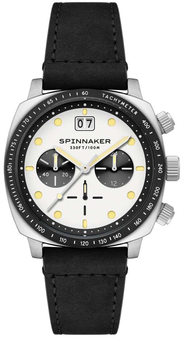 Spinnaker Hull Chronograph Panda White SP-5068-07