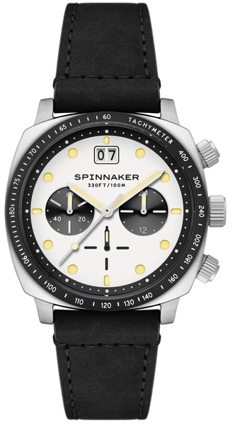 Spinnaker Hull Chronograph Panda White SP-5068-07 - SeriousWatches.com