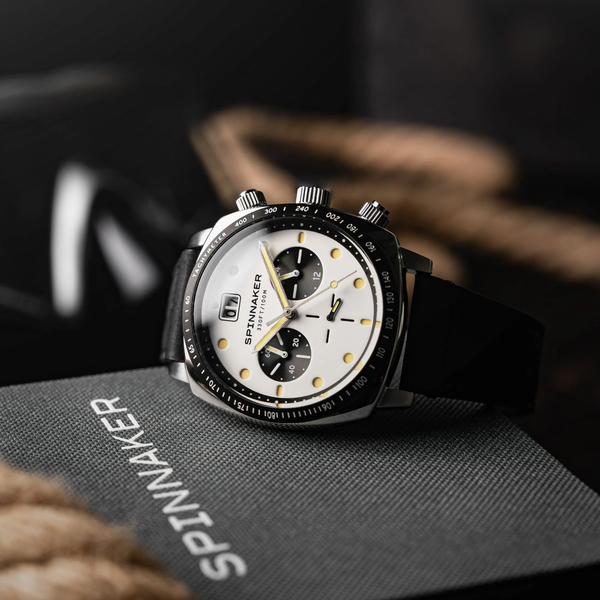 Spinnaker Hull Chronograph Panda White SP-5068-07