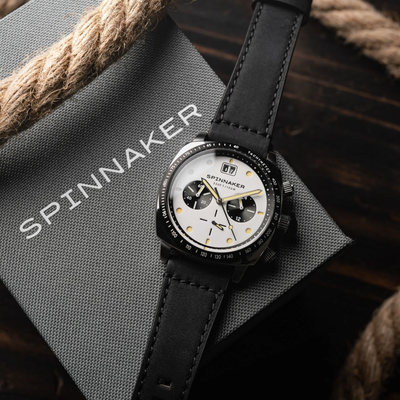 Spinnaker Hull Chronograph Panda White SP-5068-07