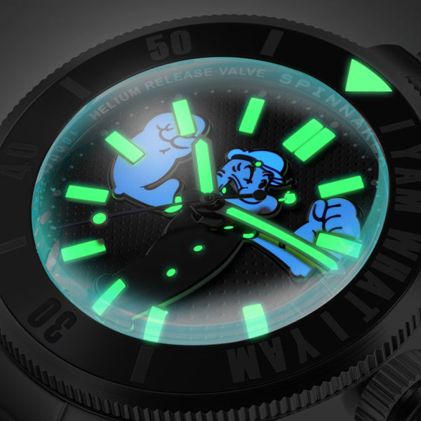 Spinnaker Piccard Barnacle Black Popeye Forearm Fury Limited Edition SP-5173-11