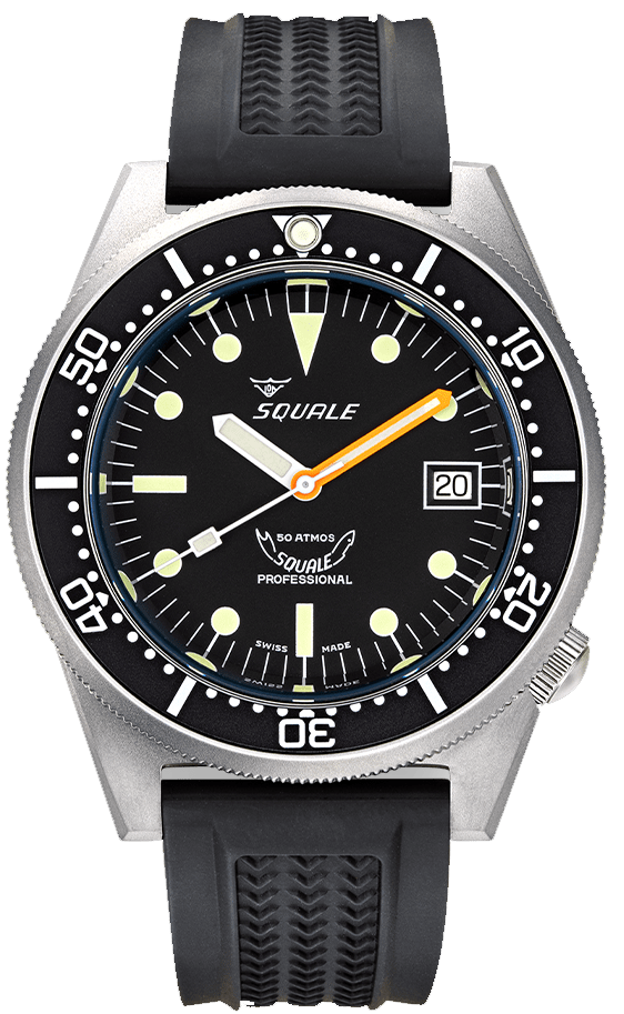 Squale 50 Atmos Black Blasted 1521-026/A 1521BKBL.VO