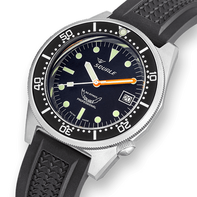 Squale 50 Atmos Black Blasted 1521-026/A 1521BKBL.VO