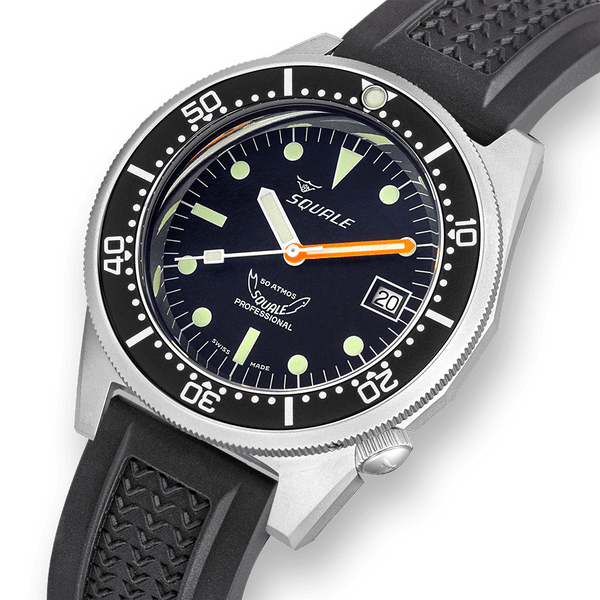 Squale 50 Atmos Black Blasted 1521-026/A 1521BKBL.VO