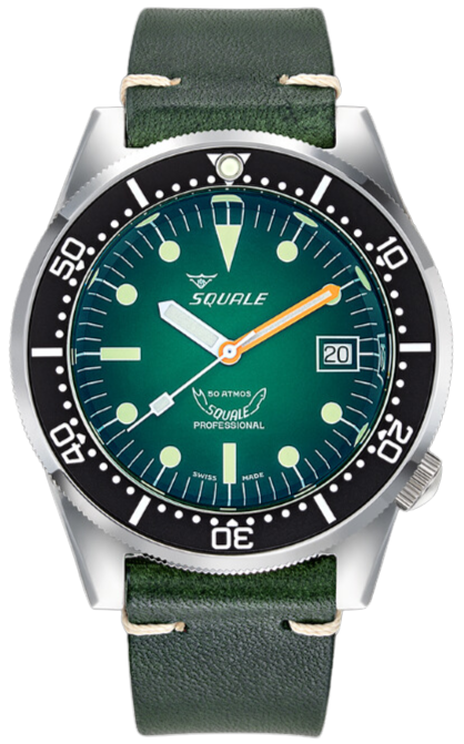 Squale 50 Atmos Green 1521 1521PROFGR.PVE