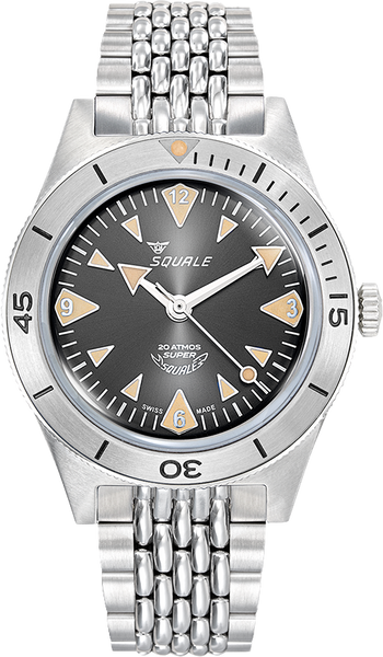 Squale Super-Squale Big Arrows SUPERSSABK.AC - SeriousWatches.com