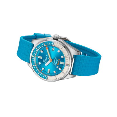 Squale Matic S Light Blue Mosaic Rubber MATICLBWLB.MRLB